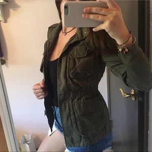 Army green jacket